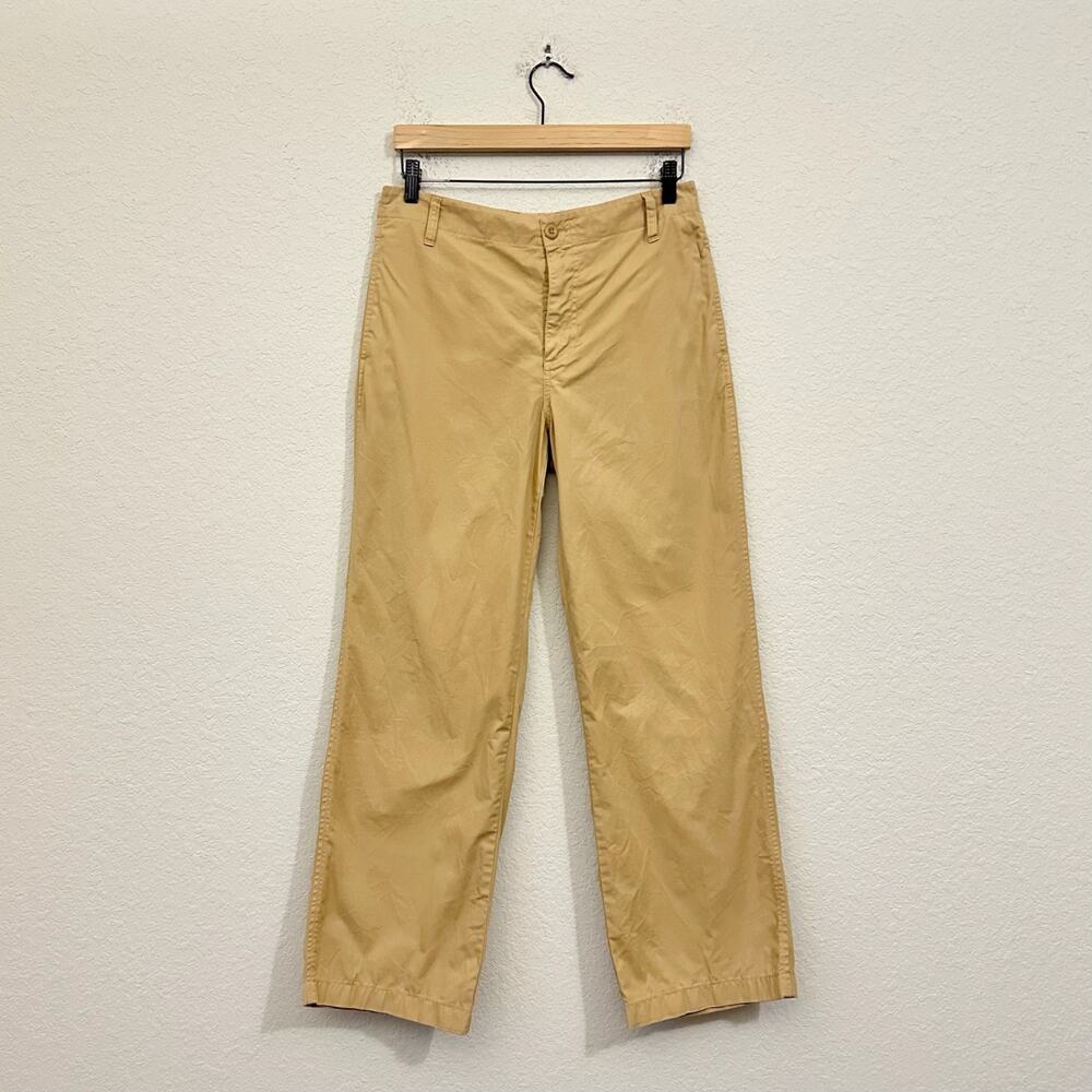 J.CREW Sailor Heritage Chino Pants Honey Brown Ankle Straight Preppy